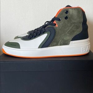 Balmain B-Skate High Top Mens Sneakers Size 14